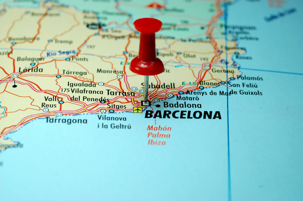 Karta-som-pekar-ut-Barcelona-inför-spaniens-gp-2022