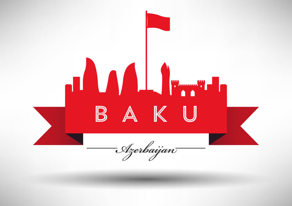 Bild-med-texten-Baku-i-rött-mot-vit-bakgrund-där-Azerbajdzjan-Grand-Prix-2022-arrangerades