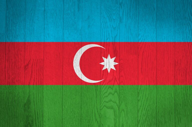 Azerbajdzjans-flagga