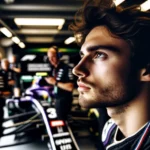 AI-genererad bild av Stängs Pierre Gasly av från ett Formel 1 race snart?