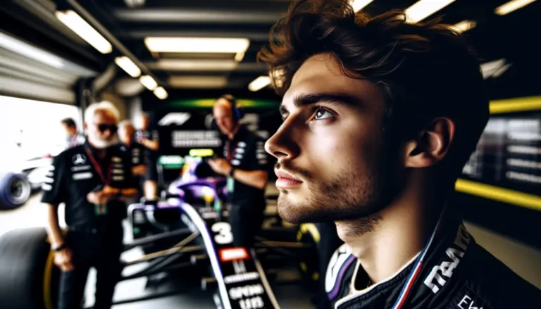 AI-genererad bild av Stängs Pierre Gasly av från ett Formel 1 race snart?