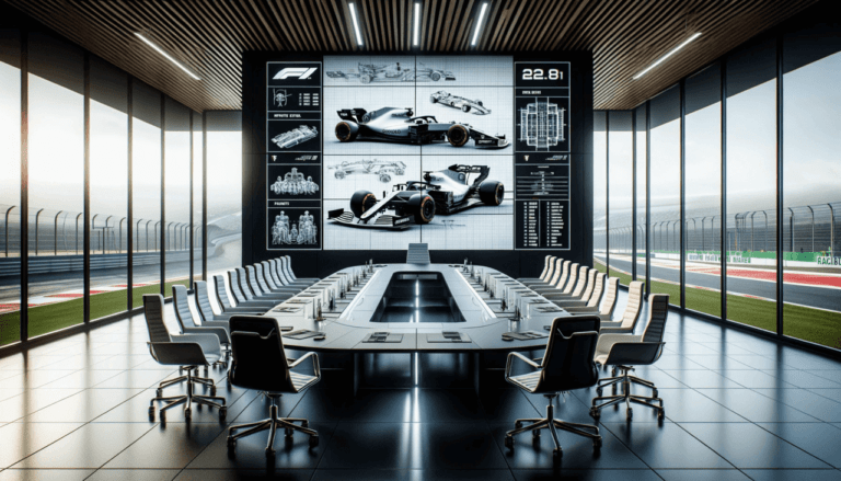 ett konferensrum från Formel 1