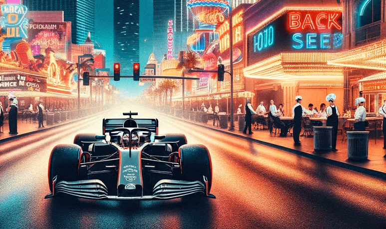 F1 bil i Las Vegas