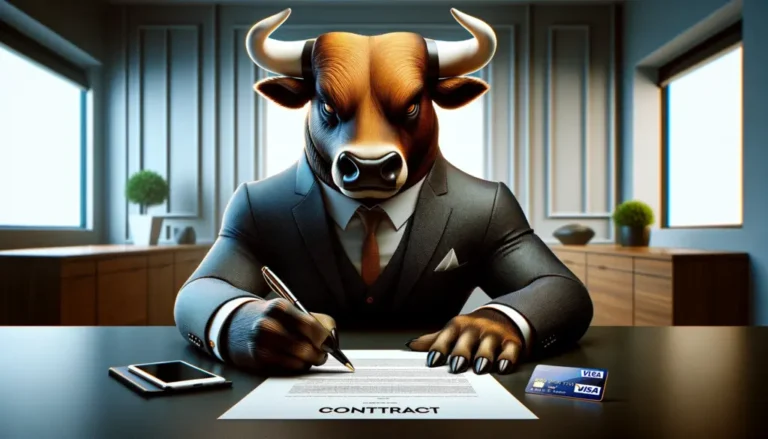 AI Genererad racingbull signerar kontrakt