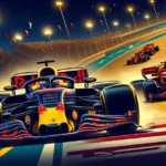 Red Bull och Ferrari toppar Bahrain GP kval 2024. AI-illustration