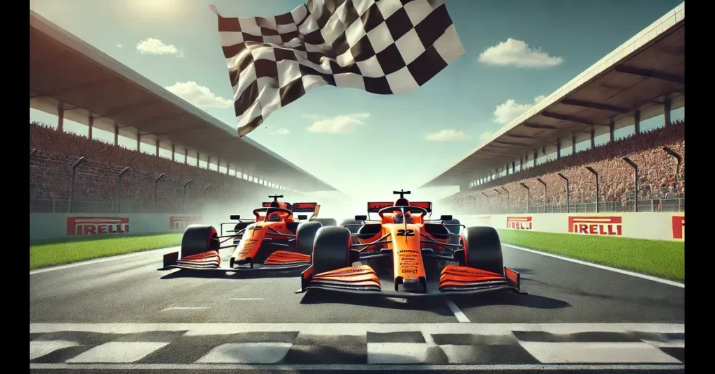 Två McLaren F1 bilar slutar 1-2 i Ungern GP 2024