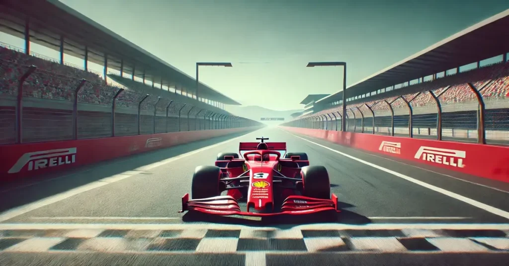 Ferraribil som vann Italien GP 2024